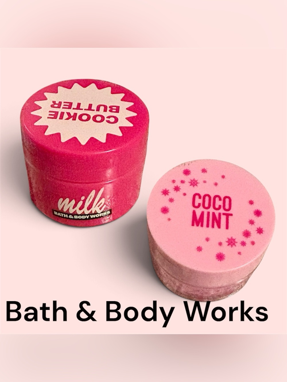 Lot Of 2!! Bath and Body Works Milk Bar Cookie Butter & Coco Mint Lip Scrubs NEW